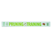 Book cover of RHS Pruning and Training revised edition by Christopher Brickell and David Joyce, featuring pruning tools and plant illustrations.