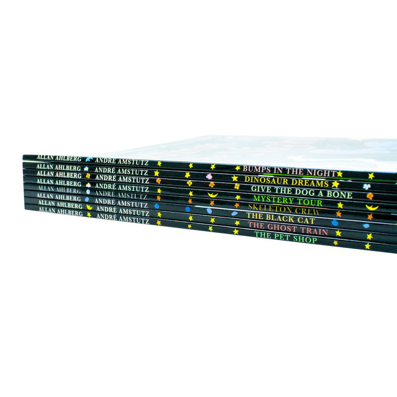 Funny Bones Collection By Allan Ahlberg 8 Books Set Ghost Train, Skeleton Funny bones - The Book Bundle