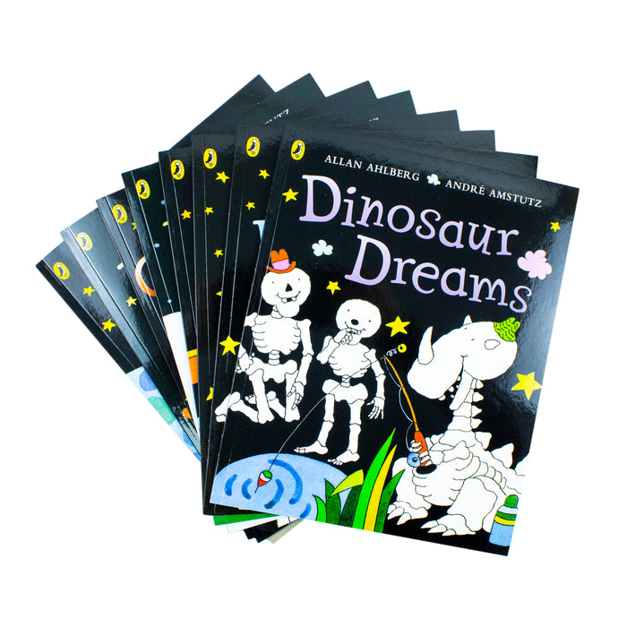 Funny Bones Collection By Allan Ahlberg 8 Books Set Ghost Train, Skeleton Funny bones - The Book Bundle