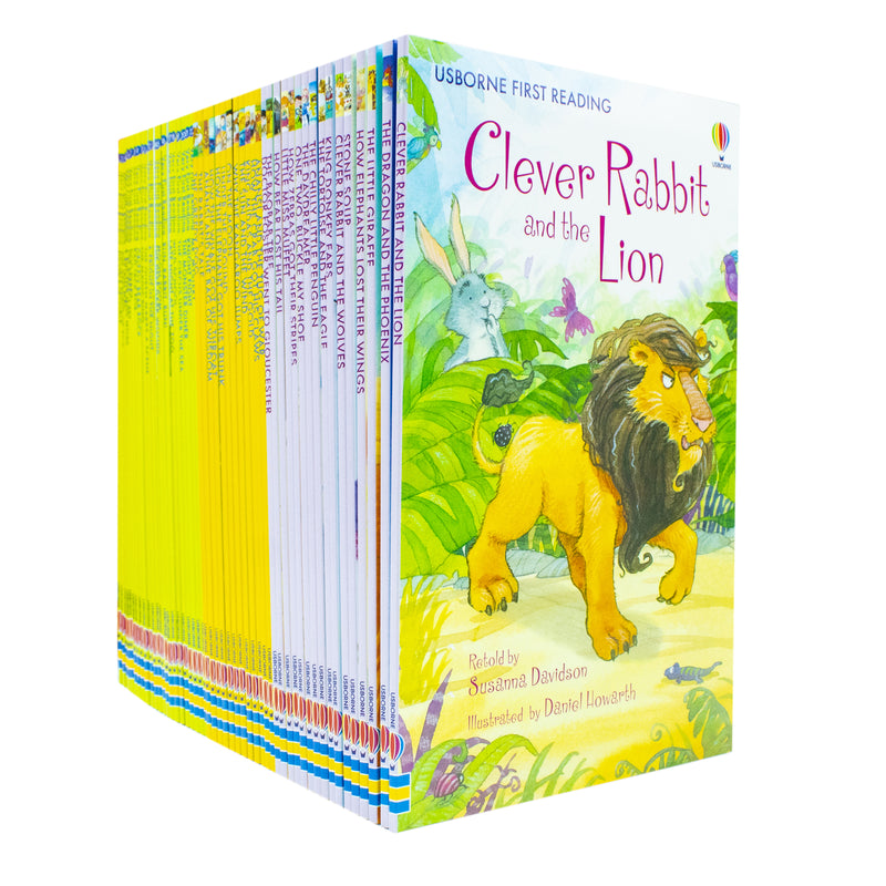 Usborne Very First Reading Library 100 Books Set Collection Complete School Pack - The Book Bundle