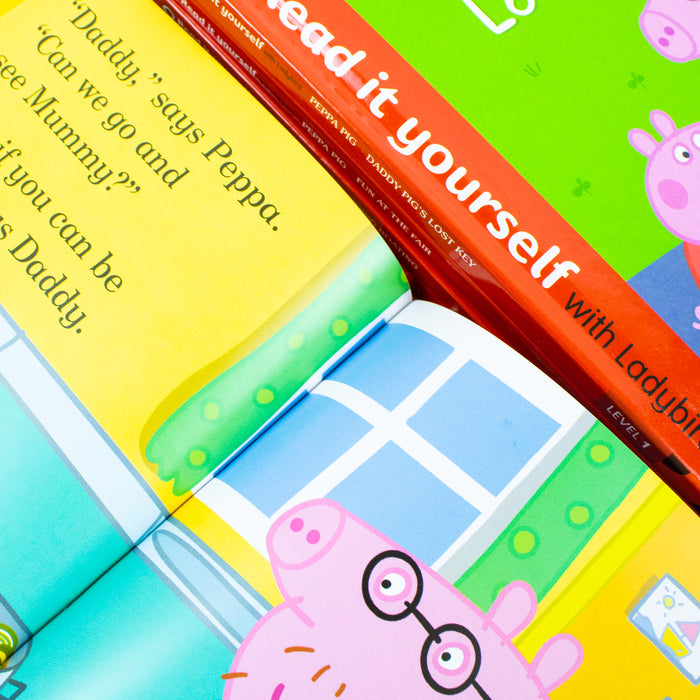 Peppa Pig Read It Yourself with Ladybird Level 1: 5 Books Collection Set - The Book Bundle