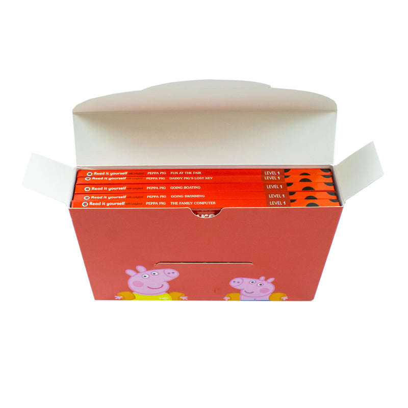 Peppa Pig Read It Yourself with Ladybird Level 1: 5 Books Collection Set - The Book Bundle