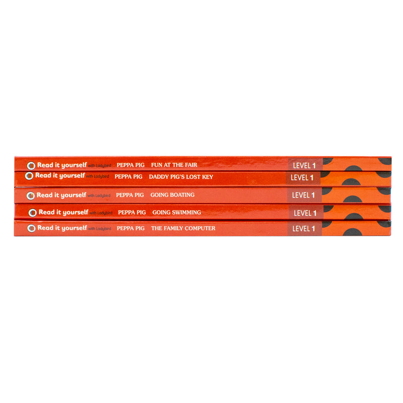 Peppa Pig Read It Yourself with Ladybird Level 1: 5 Books Collection Set - The Book Bundle