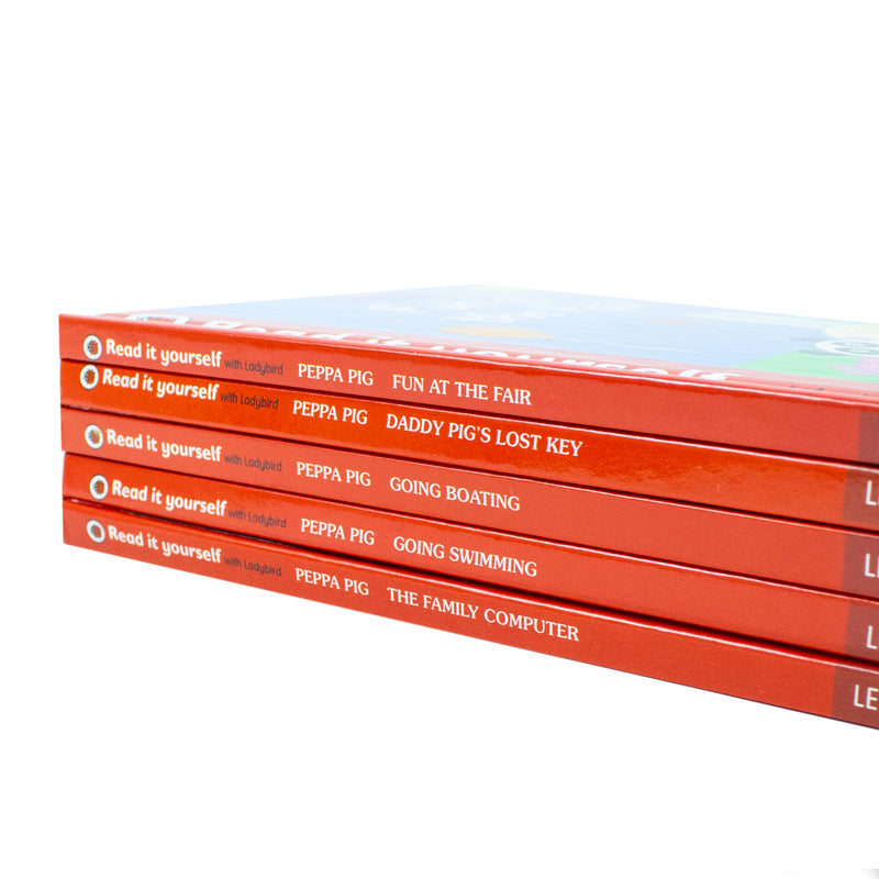 Peppa Pig Read It Yourself with Ladybird Level 1: 5 Books Collection Set - The Book Bundle
