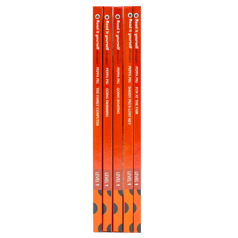 Peppa Pig Read It Yourself with Ladybird Level 1: 5 Books Collection Set - The Book Bundle