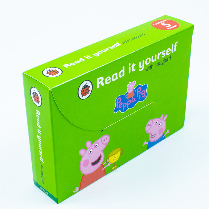 Peppa Pig Read It Yourself with Ladybird Level 2, 5 Books Collection Set PB NEW - The Book Bundle