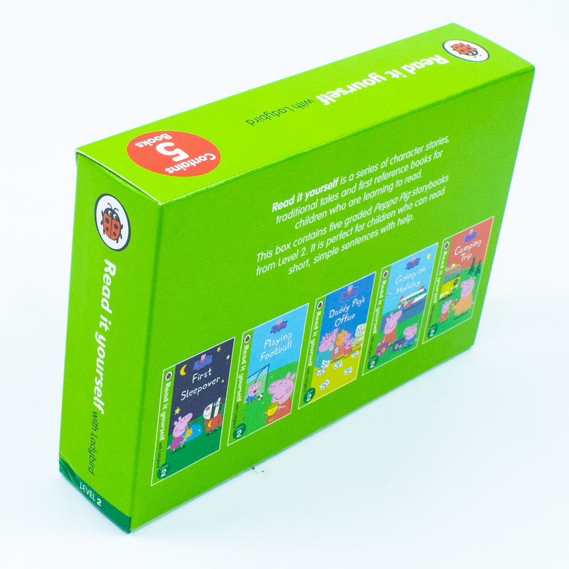 Peppa Pig Read It Yourself with Ladybird Level 2, 5 Books Collection Set PB NEW - The Book Bundle