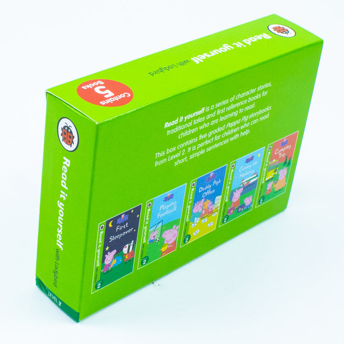 Peppa Pig Read It Yourself with Ladybird Level 2, 5 Books Collection Set PB NEW - The Book Bundle