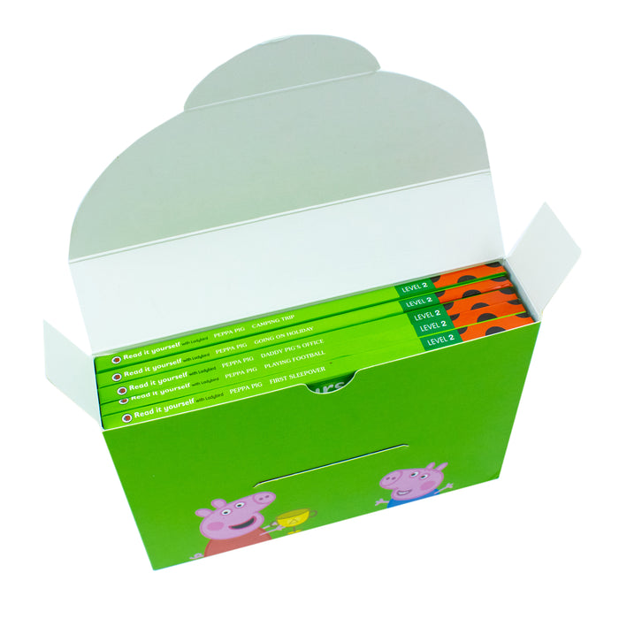 Peppa Pig Read It Yourself with Ladybird Level 2, 5 Books Collection Set PB NEW - The Book Bundle