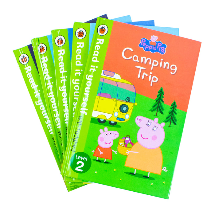 Peppa Pig Read It Yourself with Ladybird Level 2, 5 Books Collection Set PB NEW - The Book Bundle