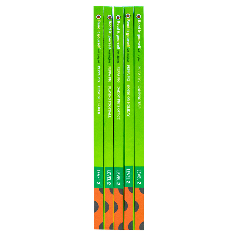 Peppa Pig Read It Yourself with Ladybird Level 2, 5 Books Collection Set PB NEW - The Book Bundle