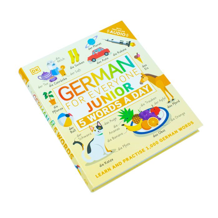 German for Everyone Junior 5 Words a Day: Learn and Practise 1,000 German Words by DK - The Book Bundle