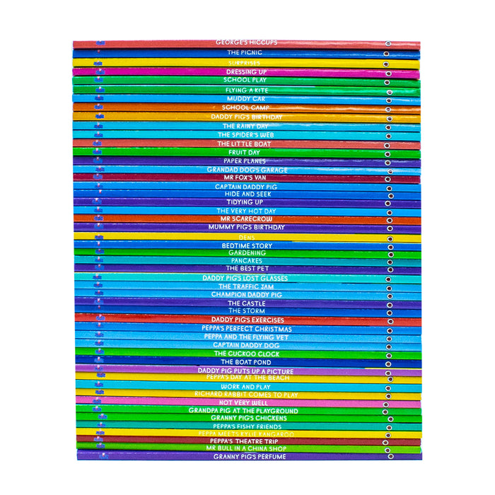 Peppa Pig The Amazing Collection 1-50 Red Box by Kolektif - The Book Bundle