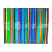 Ladybird books from Peppa Pig The Amazing Collection 1-50 in a red box, featuring colorful illustrations of Peppa Pig characters.