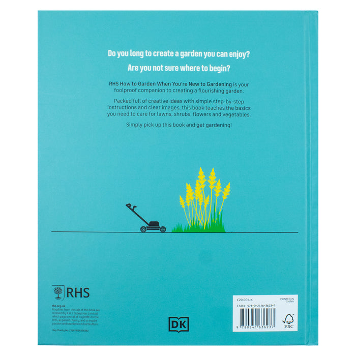 RHS How to Garden When You're New to Gardening: The Basics for Absolute Beginners  Hardcover - The Book Bundle
