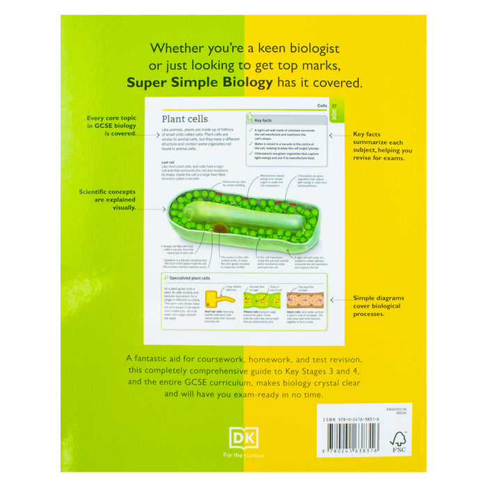 Super Simple Biology: The Ultimate Bitesize Study Guide by DK - The Book Bundle