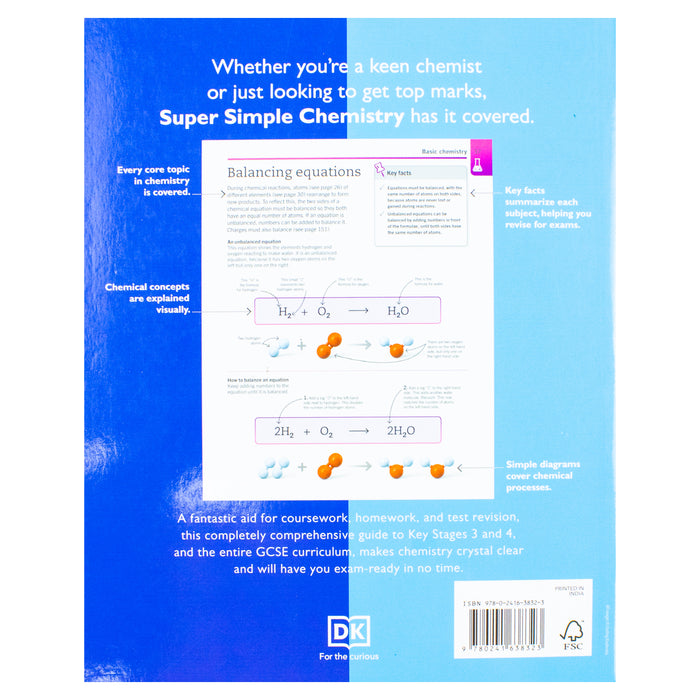 Super Simple Chemistry: The Ultimate Bitesize Study Guide by DK - The Book Bundle