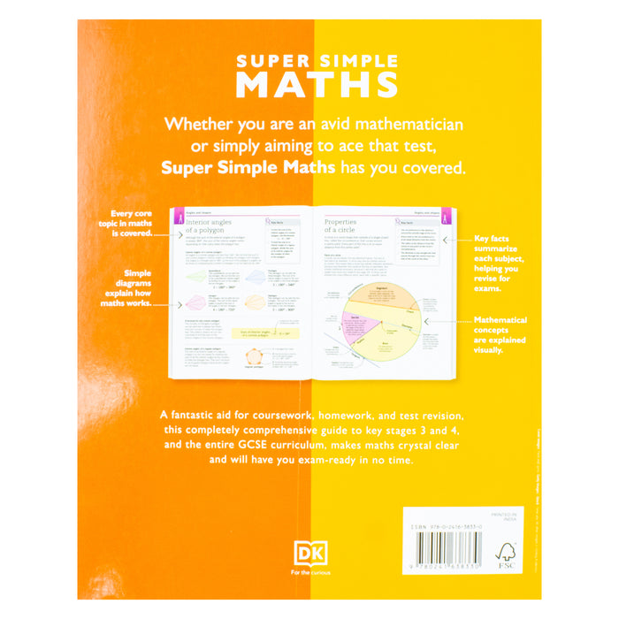 Super Simple Maths: The Ultimate Bitesize Study Guide by DK - The Book Bundle