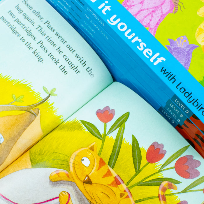 Ladybird Read It Yourself Tuck Box Level 3: 8 Books Box Set (The Elves and the Shoemaker) - The Book Bundle
