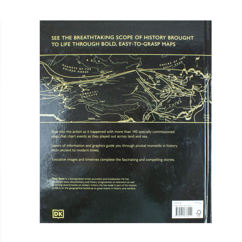 History of the World Map by Map by DK Hardcover - The Book Bundle