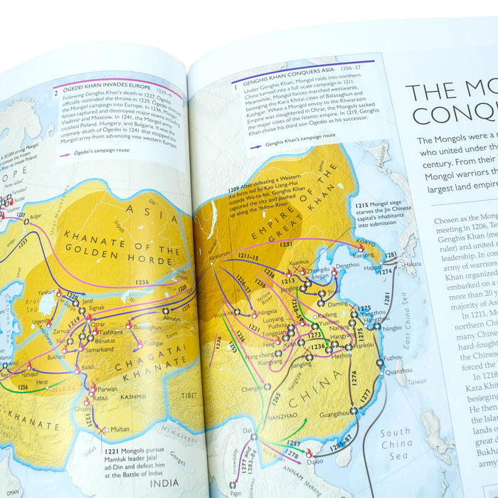 History of the World Map by Map by DK Hardcover - The Book Bundle