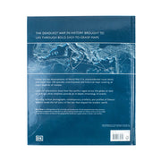 Detailed World War II map by DK showcasing key locations and routes from the historic conflict.