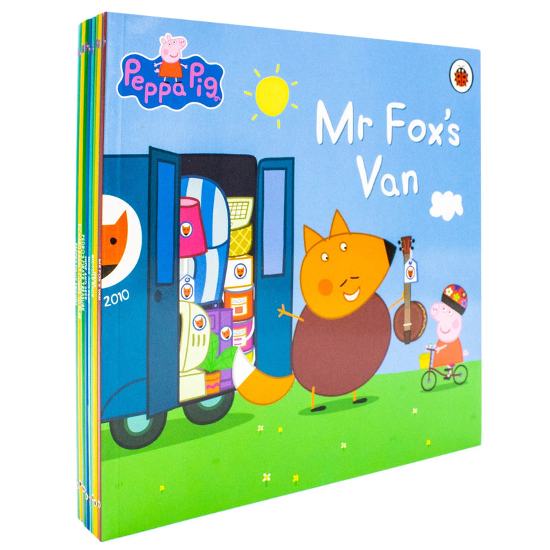 Peppa Pig 10 Books Collection Set - Peppa's Fun With Friends Bicycle Race Dens Hide And Seek - Fiction - Paperback