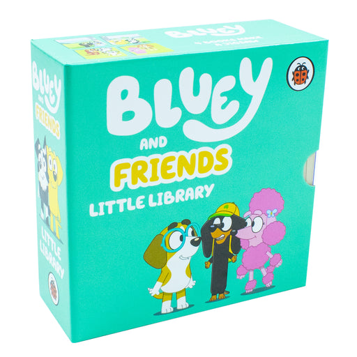 Bluey and Friends Little Library 4 Board Book Collection Box Set (Snickers and Coco, Honey and Chloe) - The Book Bundle
