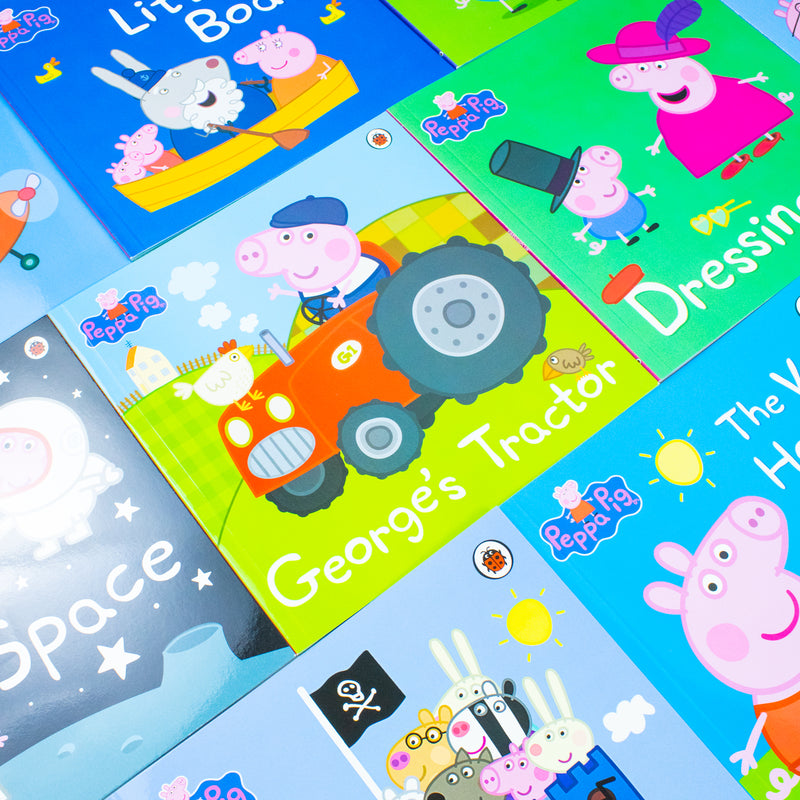 Peppa Pig 10-book children’s collection set including Peppa Goes Around the World and The Little Boat by Penguin Ltd.