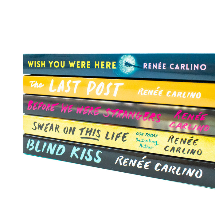 Renée Carlino 5 Books Collection Set (Swear on This Life, Wish You Were Here, Blind Kiss, Before We Were Strangers ) - The Book Bundle