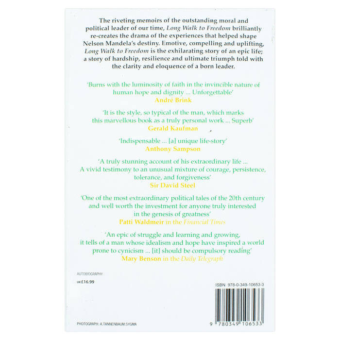 Long Walk To Freedom: The Autobiography of Nelson Mandela by Nelson Mandela - The Book Bundle