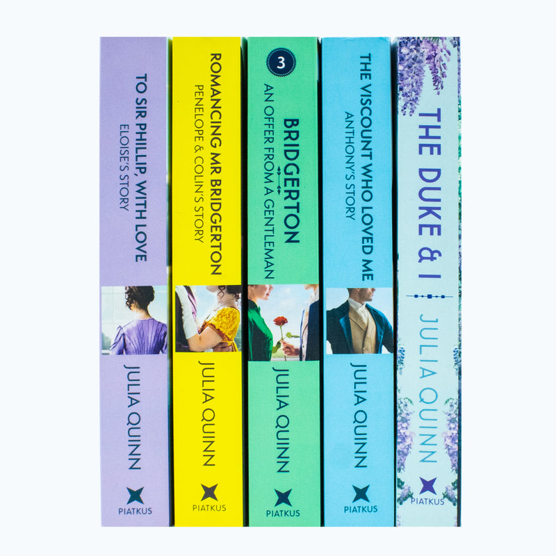 Bridgerton Family Book Series 5 Books Collection Set by Julia Quinn - The Book Bundle