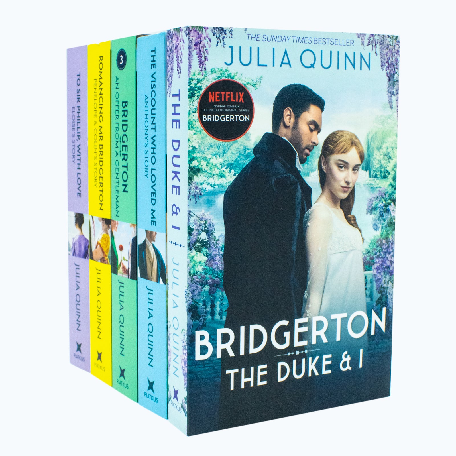 Bridgerton Family Book Series 5 Books Collection Set by Julia Quinn