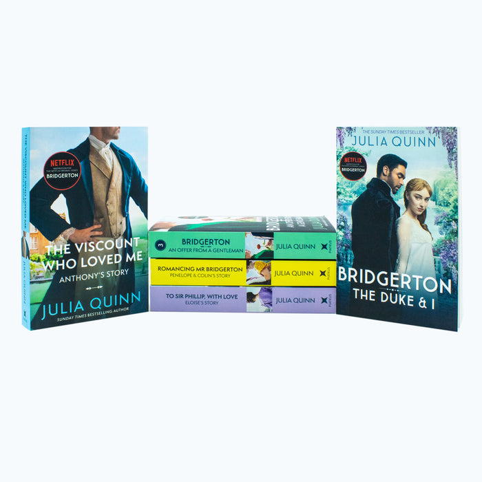 Bridgerton Family Book Series 5 Books Collection Set by Julia Quinn - The Book Bundle
