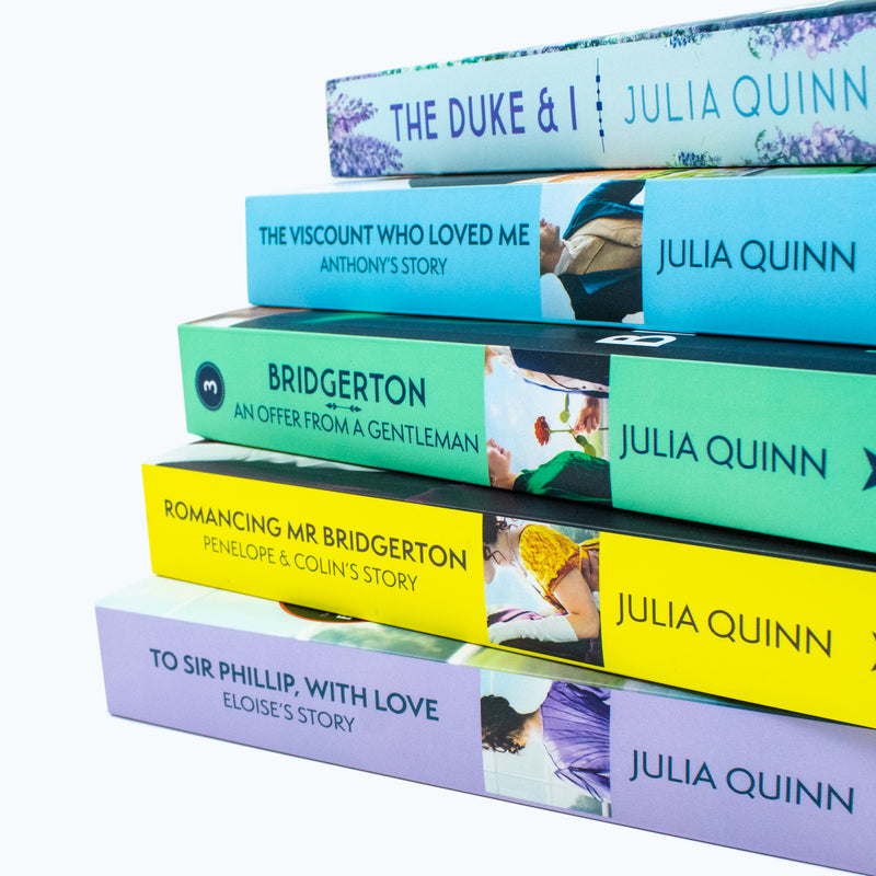 Bridgerton Family Book Series 5 Books Collection Set by Julia Quinn - The Book Bundle