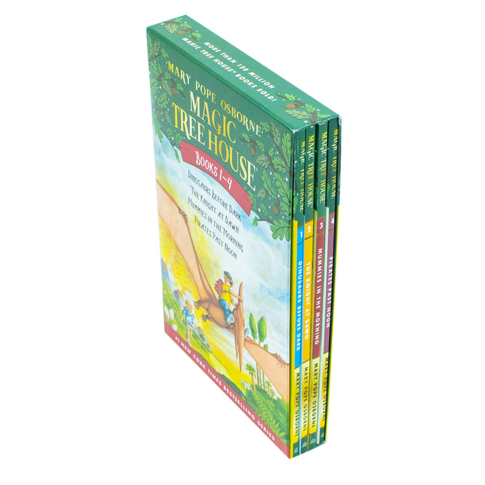 Magic Tree House #1-4: Dinosaurs Before Dark / The Knight at Dawn / Mummies in the Morning / Pirates Past Noon (Magic Tree House Collection) - The Book Bundle