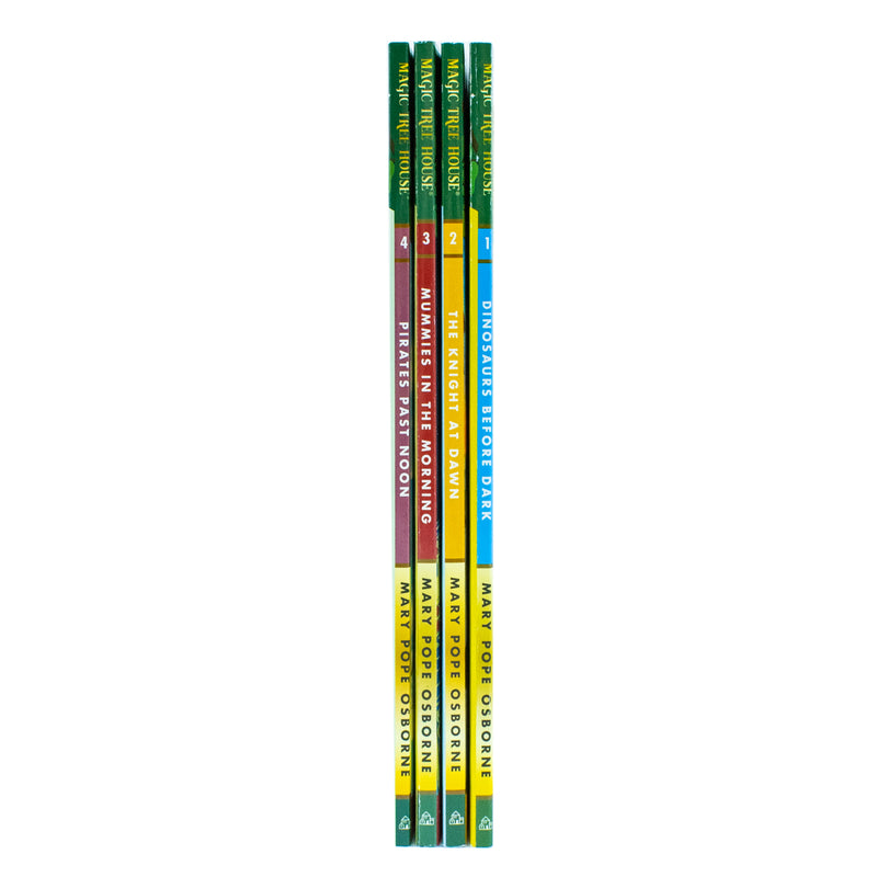 Magic Tree House #1-4: Dinosaurs Before Dark / The Knight at Dawn / Mummies in the Morning / Pirates Past Noon (Magic Tree House Collection) - The Book Bundle