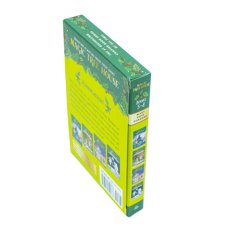 Magic Tree House Volumes 5-8 Boxed Set: Night of the Ninjas / Afternoon on the Amazon / Sunset of the Sabertooth / Midnight on the Moon (Magic Tree House (R)) - The Book Bundle