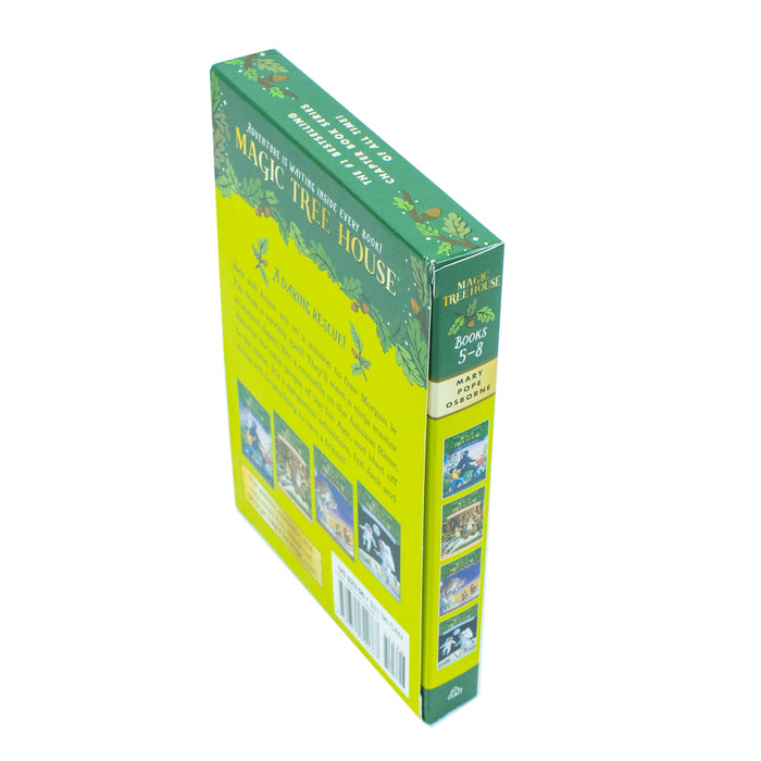 Magic Tree House Volumes 5-8 Boxed Set: Night of the Ninjas / Afternoon on the Amazon / Sunset of the Sabertooth / Midnight on the Moon (Magic Tree House (R)) - The Book Bundle