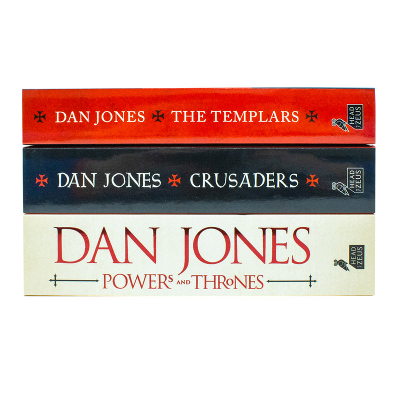 Dan Jones Collection 3 Books Set (Templars, Crusaders, Powers and Thrones) - The Book Bundle