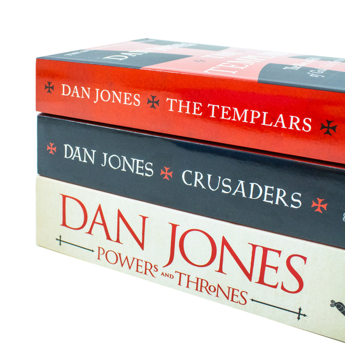 Dan Jones Collection 3 Books Set (Templars, Crusaders, Powers and Thrones) - The Book Bundle