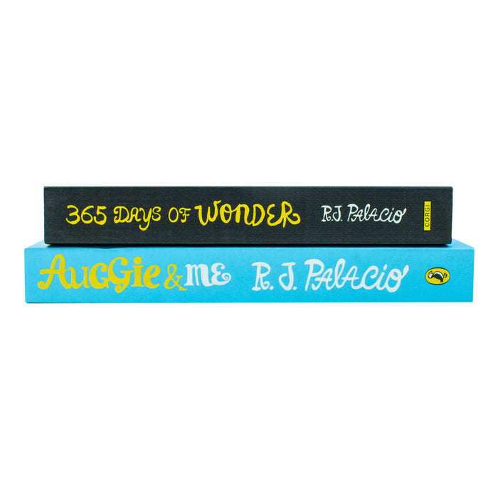 R. J. Palacio 2 Books Set (365 Days of Wonder , Auggie & Me: Three Wonder Stories) - The Book Bundle
