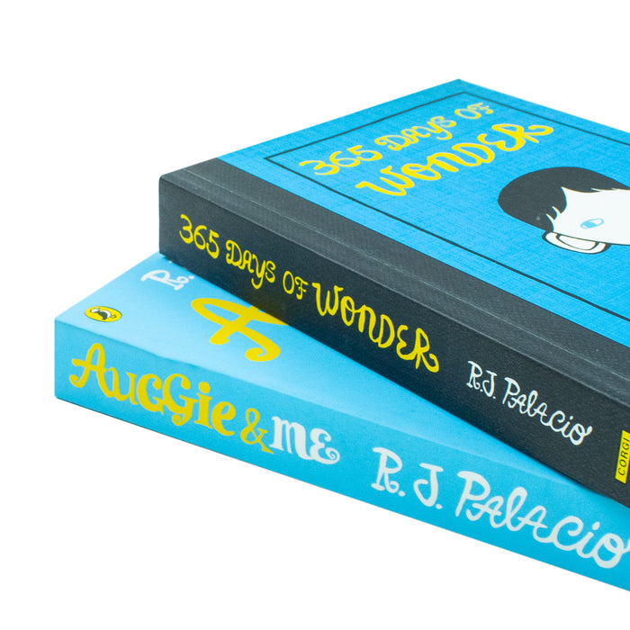 R. J. Palacio 2 Books Set (365 Days of Wonder , Auggie & Me: Three Wonder Stories) - The Book Bundle