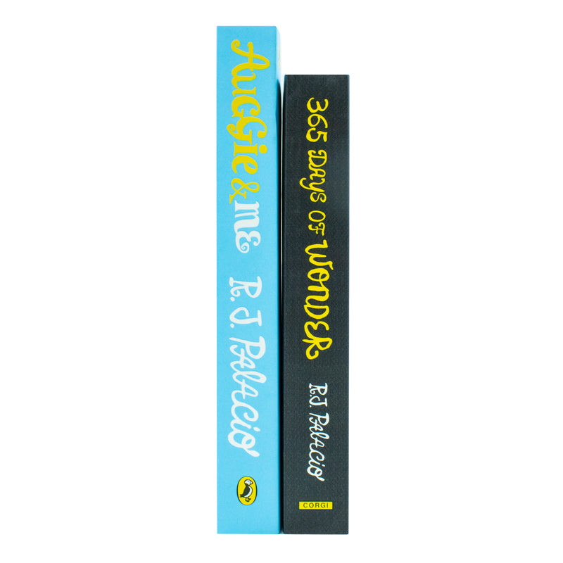 R. J. Palacio 2 Books Set (365 Days of Wonder , Auggie & Me: Three Wonder Stories) - The Book Bundle