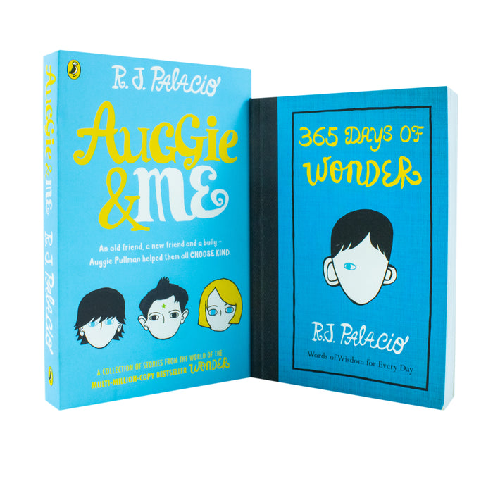 R. J. Palacio 2 Books Set (365 Days of Wonder , Auggie & Me: Three Wonder Stories) - The Book Bundle