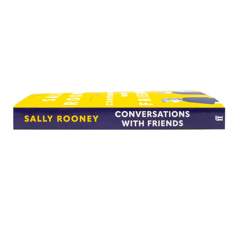 Paperback of Conversations With Friends by Sally Rooney, a fiction novel published by Faber & Faber, featuring a minimalist cover design.