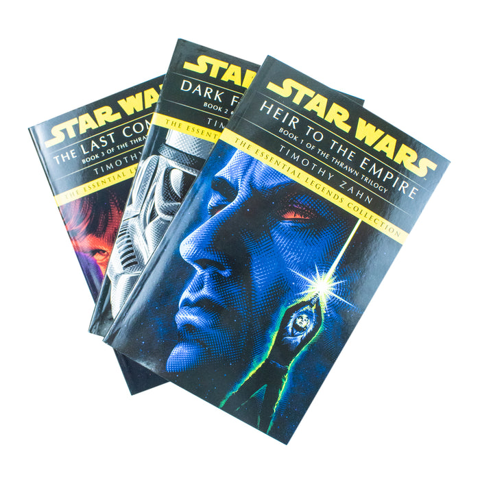Star Wars Thrawn Series Collection 3 Book Set By Timothy Zahn (Heir to the Empire, Dark Force Rising, The Last Command) - The Book Bundle
