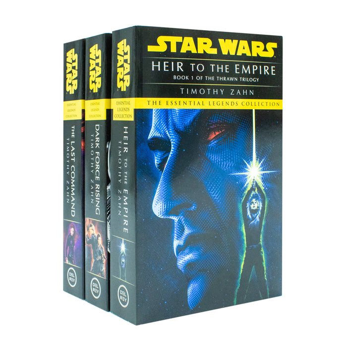 Star Wars Thrawn Series Collection 3 Book Set By Timothy Zahn (Heir to the Empire, Dark Force Rising, The Last Command) - The Book Bundle