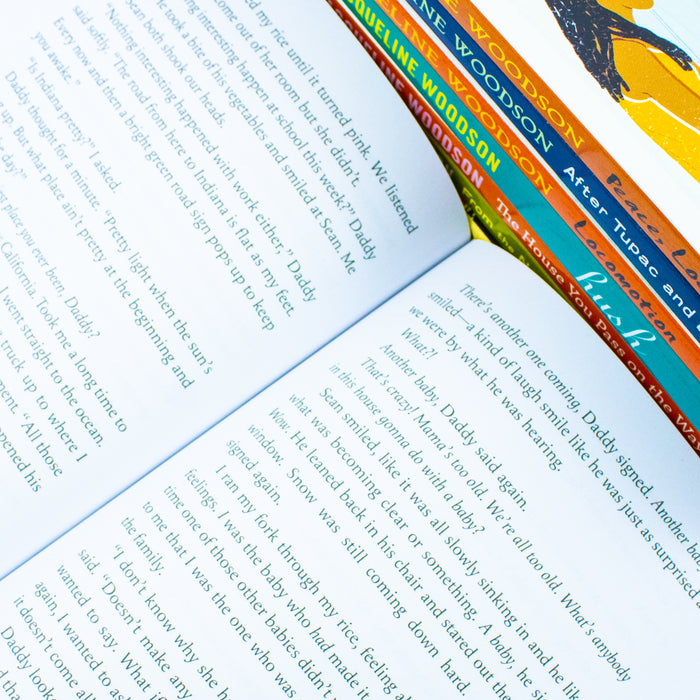 The Jacqueline Woodson Collection 8 Books Box Set (Peace Locomotion) - The Book Bundle