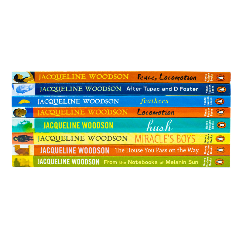 The Jacqueline Woodson Collection 8 Books Box Set (Peace Locomotion) - The Book Bundle